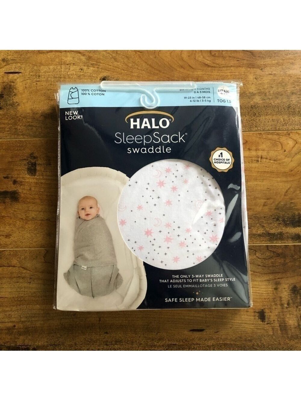 HALO SleepSack Cotton Swaddle NB (0-3 months)